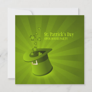 inbjudan från Saint patrick's day-parten