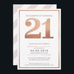 INBJUDAN glam 21 ro guld-folie med stort AGE-NUMME<br><div class="desc">OBS! Folieffekten ro guld är ett tryckt bild. En enkel, men ändå snyggt inbjudan till BIRTHDAY. Wow dina vänner och din familj med det här lilla numret;D-konfiguration som mall är det enkelt att lägga till egna uppgifter eller slått anpassningsknappen och du kan lägga till eller ändra text, typsnitt, storlekar osv....</div>
