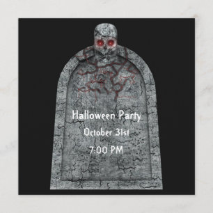 Inbjudan Gravsten-Halloween fest