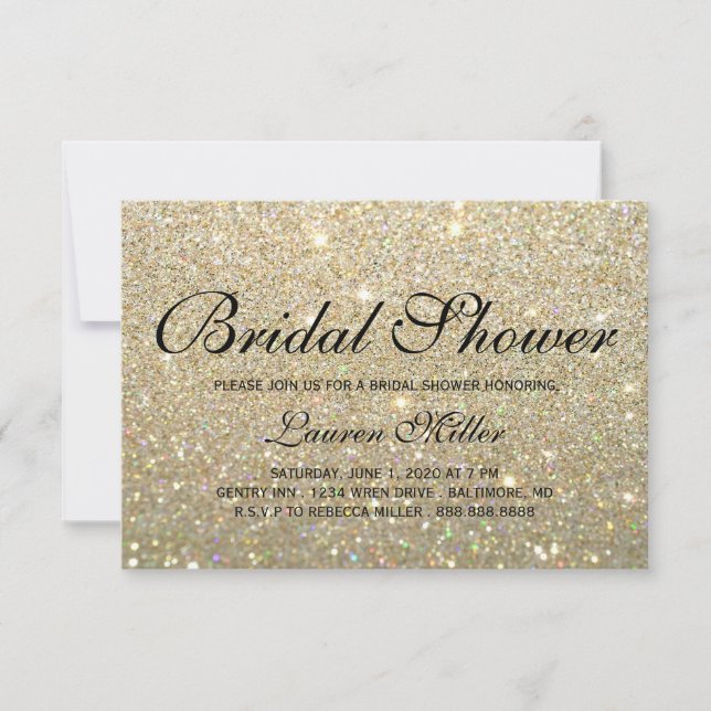 Inbjudan-Guld-fack för fack i Inbjudningar (Framsida)