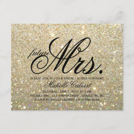 Inbjudan - Guld Glit Fab framtid Mrs Möhippa