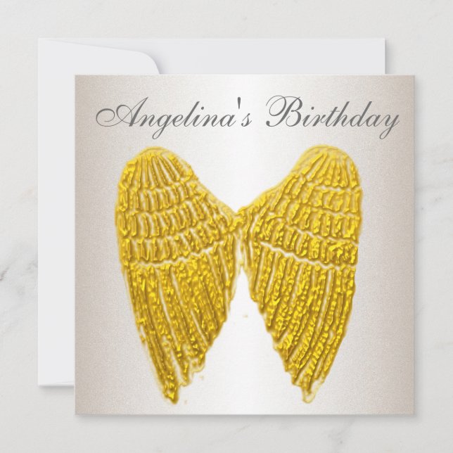 Inbjudan Guldvingar (Framsida)