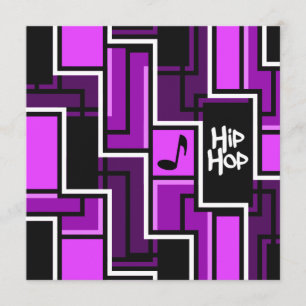 Inbjudan Hip hop - anpassa
