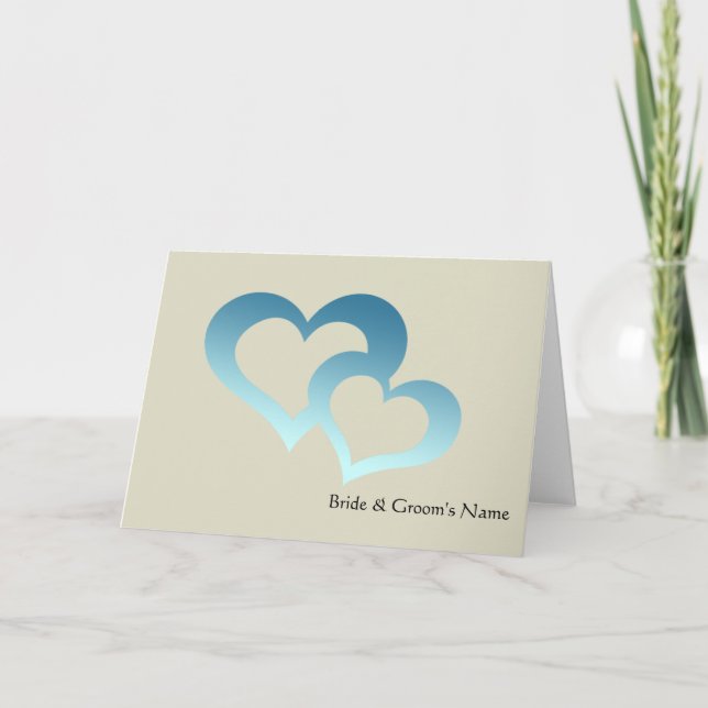 Inbjudan - Hjärter (Framsida)