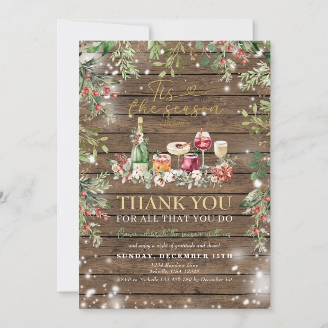 Inbjudan i Party kyrkan vid Woods-staben (Framsida)