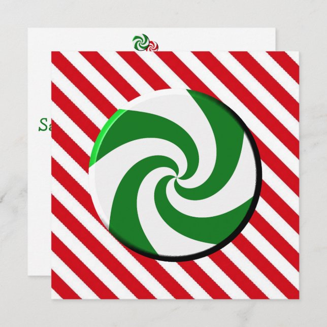 Inbjudan - julgodis l (Fram/baksida)