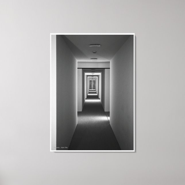 Inbjudan, konstarkitekturstudier canvastryck (Framsida)