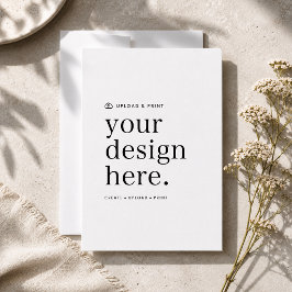 Inbjudan | Ladda upp din design 5x7 Kortmall