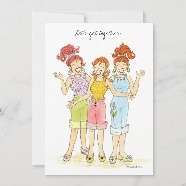 Inbjudan låt oss sammanför Pub-B-Q (Framsida)