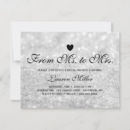 Inbjudan - Lit Silver Glit Fab Ms.Mrs Möhippa