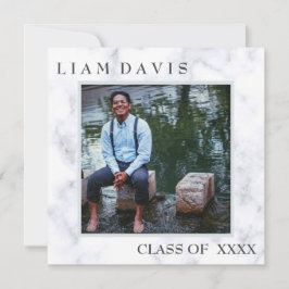 Inbjudan Luxe Marble Christian Studenten