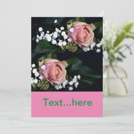 Inbjudan Mall för Bröllopskort