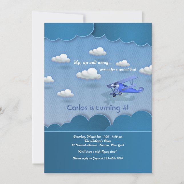 Inbjudan med hög flygfrekvens (Framsida)