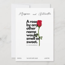 INBJUDAN MED POESI AV WILLIAM SHAKESPEARE