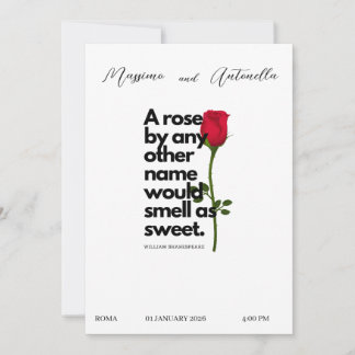 INBJUDAN MED POESI AV WILLIAM SHAKESPEARE