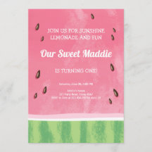 Inbjudan Melon party, sommardag