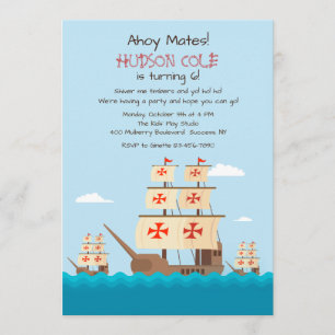 Inbjudan Niña, Pita och Santa Maria