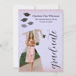 Inbjudan och annonskort för anpassningsbar Student