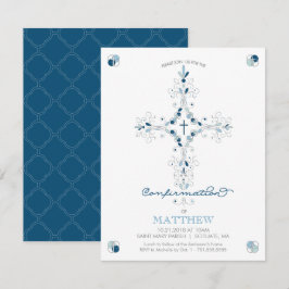 Inbjudan om bekräftelse - katolskt Ceremony Inbjud