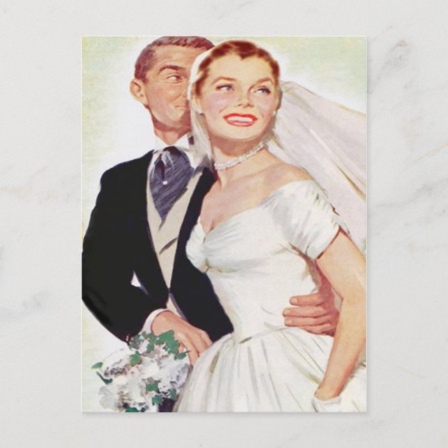 inbjudan om budgetbröllop (Framsida)