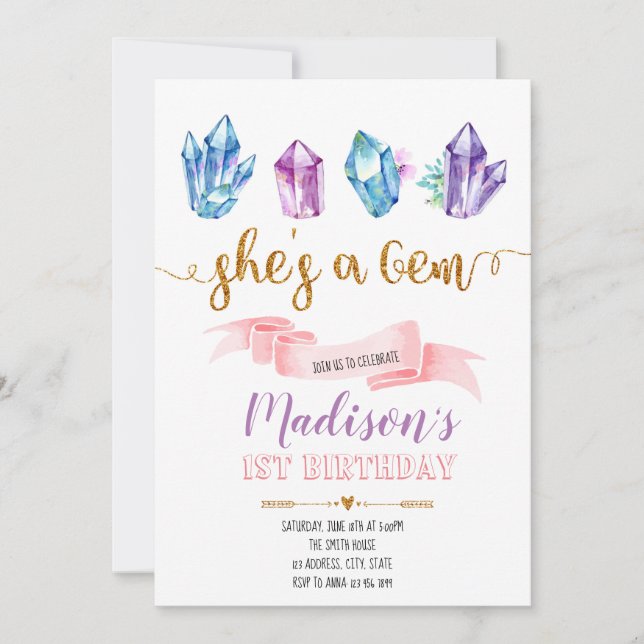 Inbjudan om födelsedagskalender (Framsida)