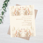 Inbjudan om födelsefödelserbjudande för Wildblommo<br><div class="desc">En elegant som inbjuds till 50:e födelsedag (eller någon ålder). En gräddbeige färgads bakgrund som dekoreras med vattenfärgade vilda blommor i beige,  rosa,  dammig grönt. 1 lakan = 1 inbjudan tryckt kant till kant.</div>