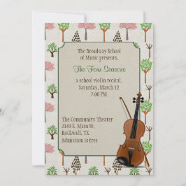 Inbjudan om fyra års Themar Violin-skäl