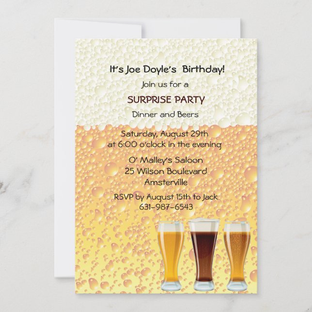 Inbjudan om öl (Framsida)