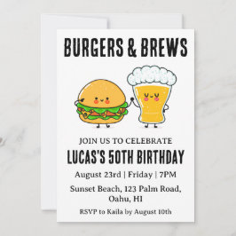 inbjudan om ölbak-födelsedagsår