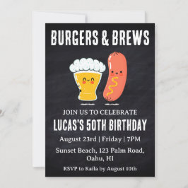 inbjudan om ölbak-födelsedagsår