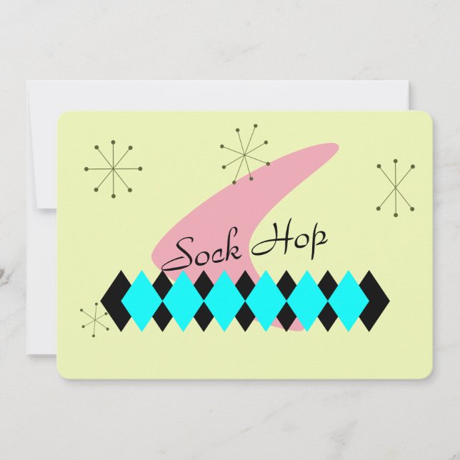 Inbjudan om retro för atomålder (Framsida)