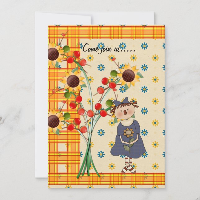 Inbjudan om skördetid (Framsida)