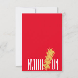 Inbjudan Organic Food Italy Spaghetti