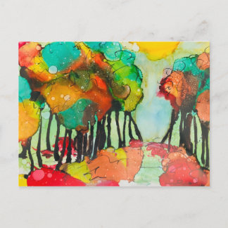 Inbjudan på höstdagen går ut i inbjudan till kärle vykort