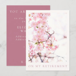 INBJUDAN: PENSION: CHERRY BLOMMAR GREN TACK KORT
