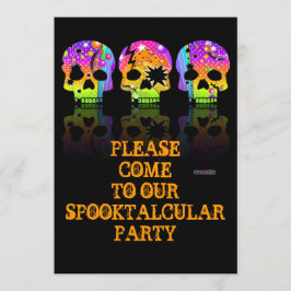 Inbjudan - POP ART-DÖSKALLAR