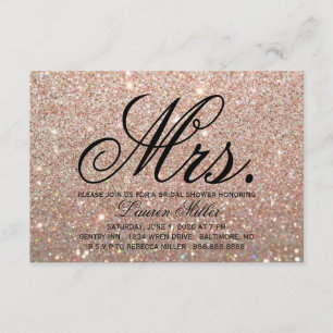 Inbjudan - Ro Guld Fab Mrs Shower