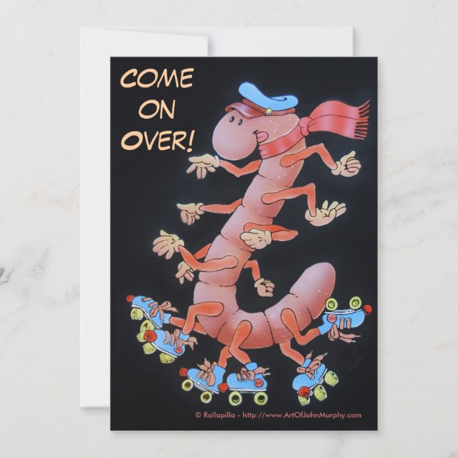 Inbjudan - Rullapilla för barn (Framsida)