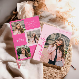 Inbjudan Shock rosa 2025 Studenten med foto