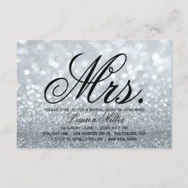 Inbjudan - Silver Glit Fab Mrs Möhippa