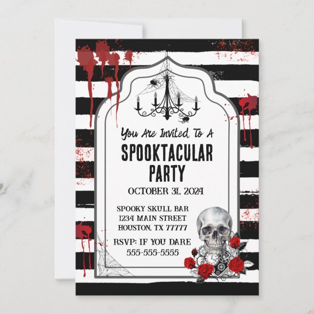 Inbjudan Skull & Ro (Framsida)