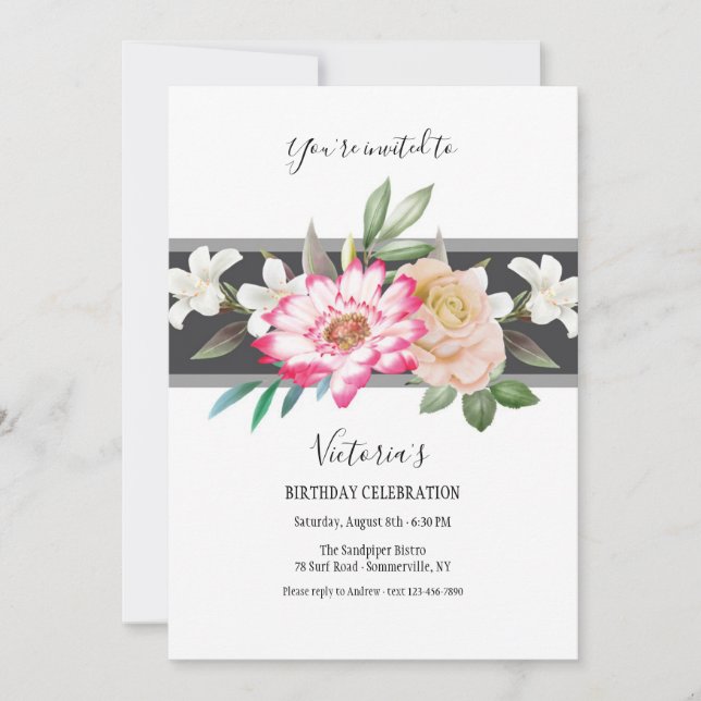 Inbjudan som gör ett statement (Framsida)