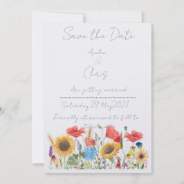 Inbjudan Spara den. Dave blomster- Kommer fungera