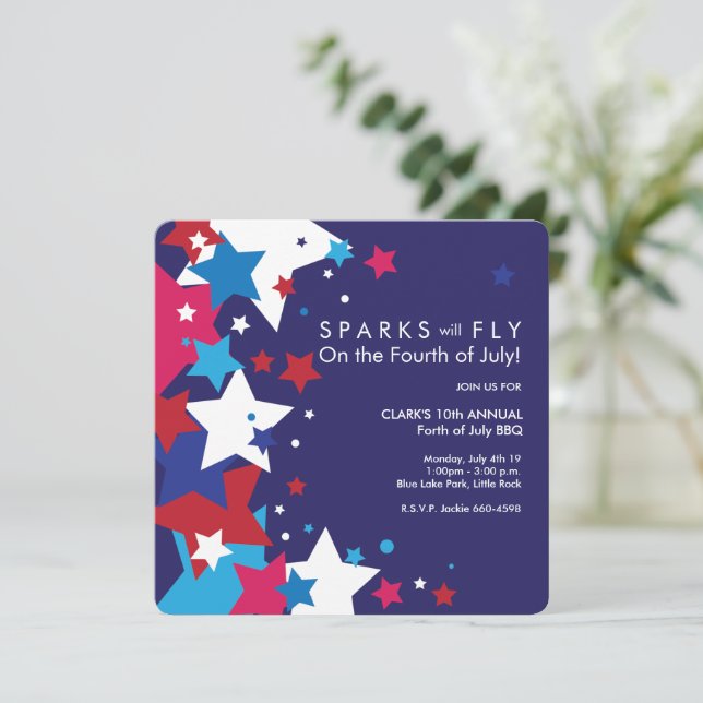 Inbjudan | Sparks Fly den 4 juli (Stående Fram)