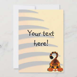 Inbjudan - Tiggy the Tiger