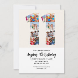 Inbjudan till 11-årsdag - Nummer 11