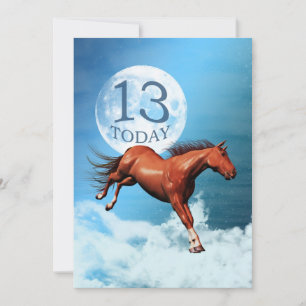 Inbjudan till 13:e födelsedagspresent för Spirit-h
