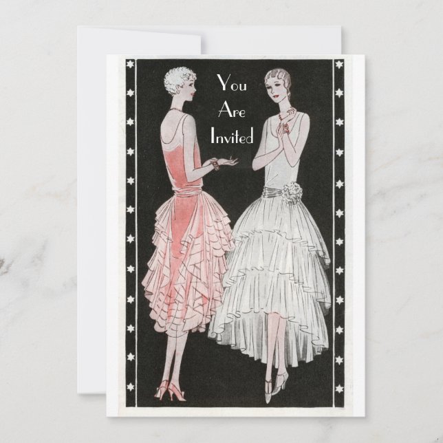 Inbjudan till 20-talspartiet för inflyttning (Framsida)