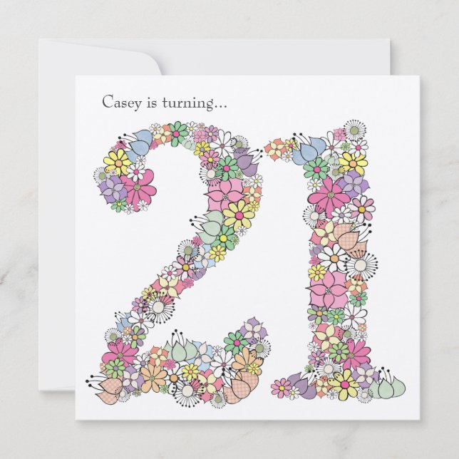 Inbjudan till 21:a Anpassningsbarna i 21 Flick kal (Framsida)