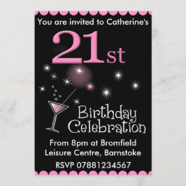 Inbjudan till 21:a födelsedagspartiet - Cocksvansg